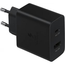 Сетевое ЗУ Samsung EP-TA220 35 Вт на два выходных порта USB-C, черный