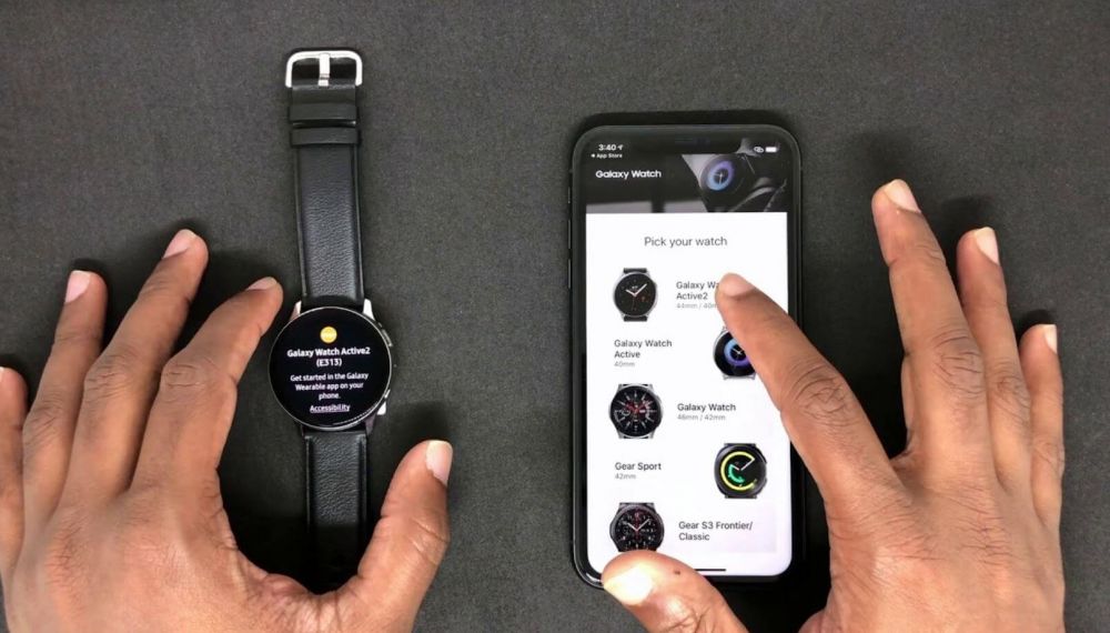 Galaxy watch iphone on sale