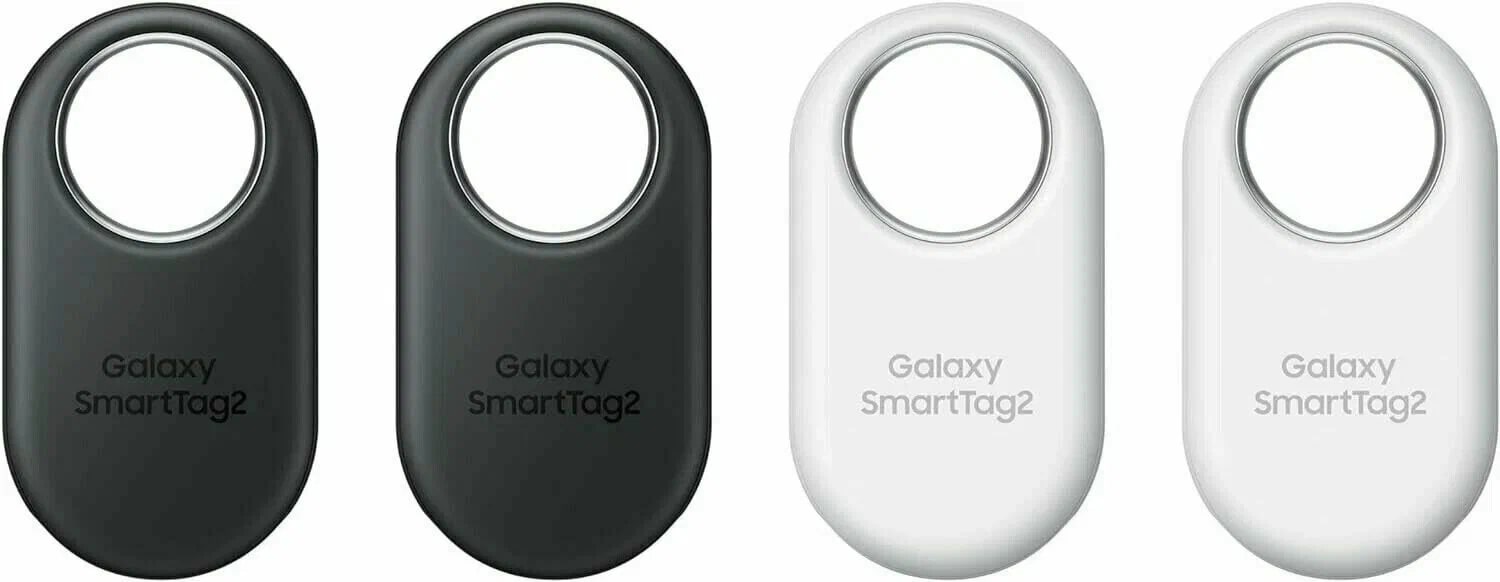 Метка Samsung Galaxy SmartTag2 набор из 4 шт, черный и белый