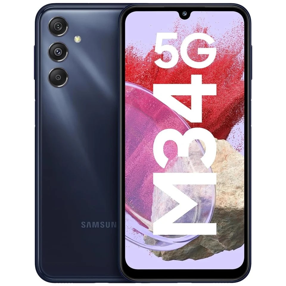 Смартфон Samsung Galaxy M34 5G 6/128 ГБ, темно-синий