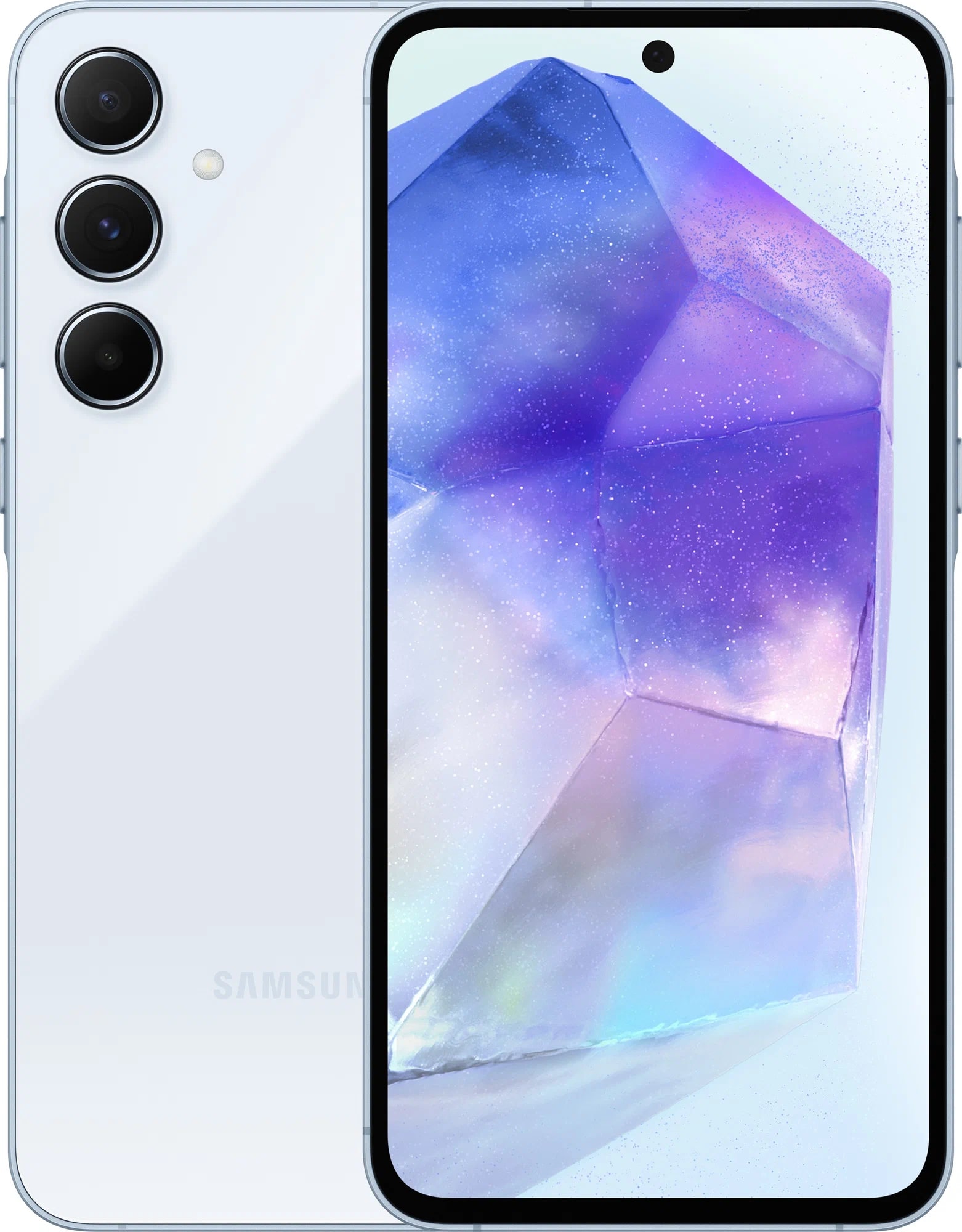 Смартфон Samsung Galaxy A55 12/256 ГБ, голубой