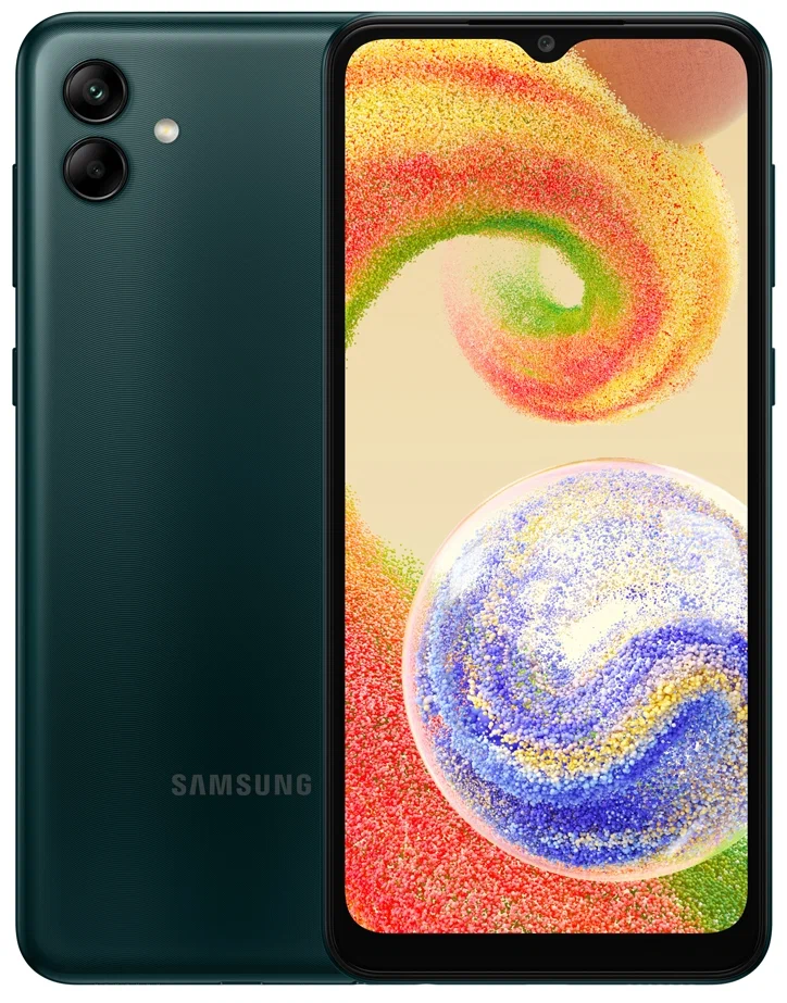 Смартфон Samsung Galaxy A04 4/64 ГБ, зеленый