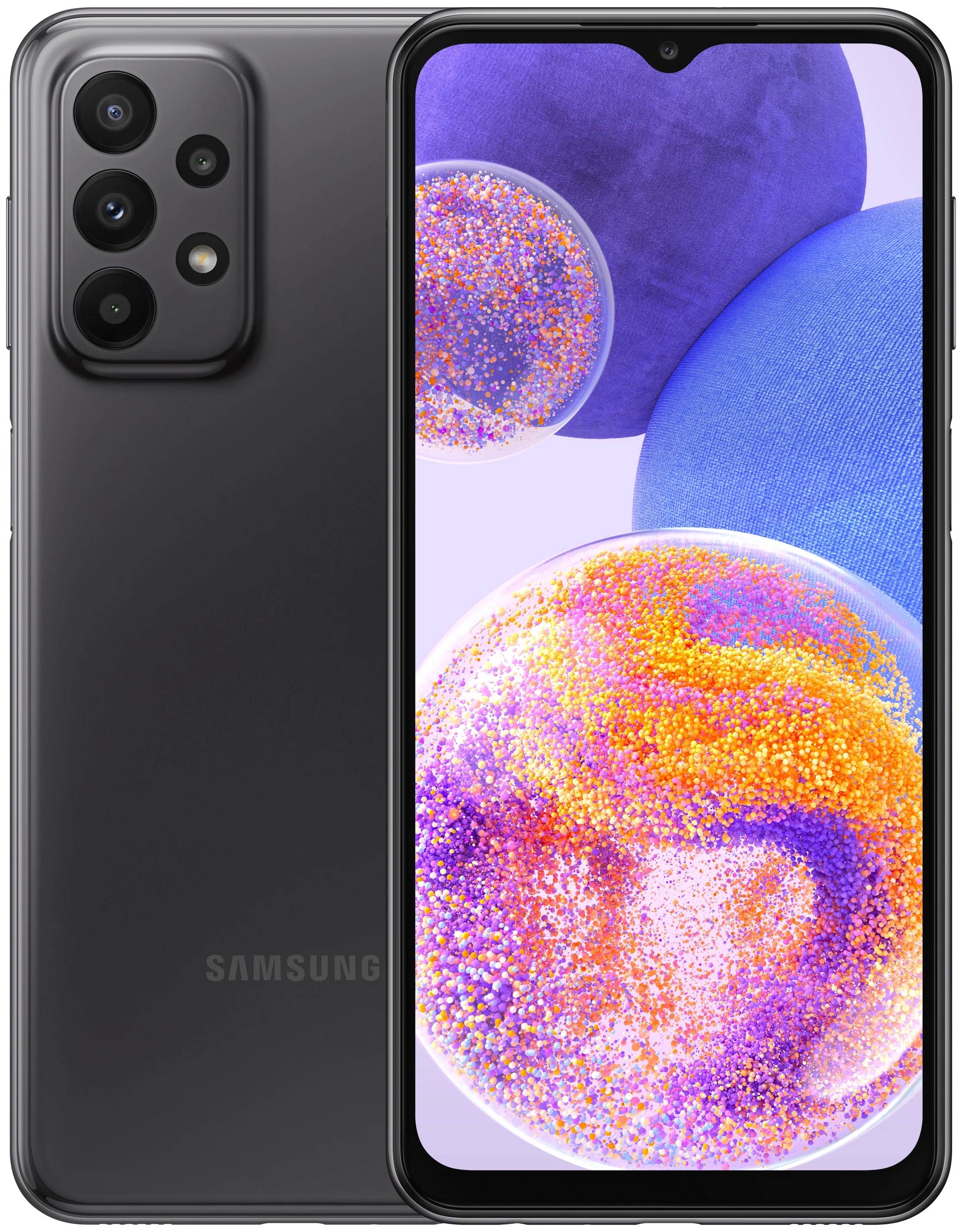 Смартфон Samsung Galaxy A23 4/128 ГБ, черный