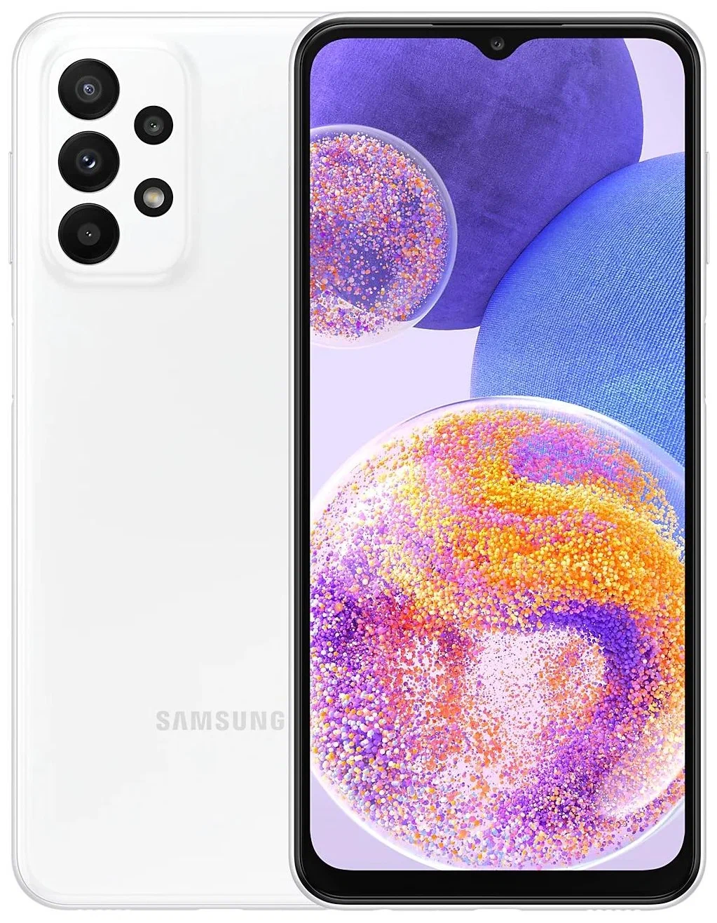 Смартфон Samsung Galaxy A23 4/128 ГБ, белый