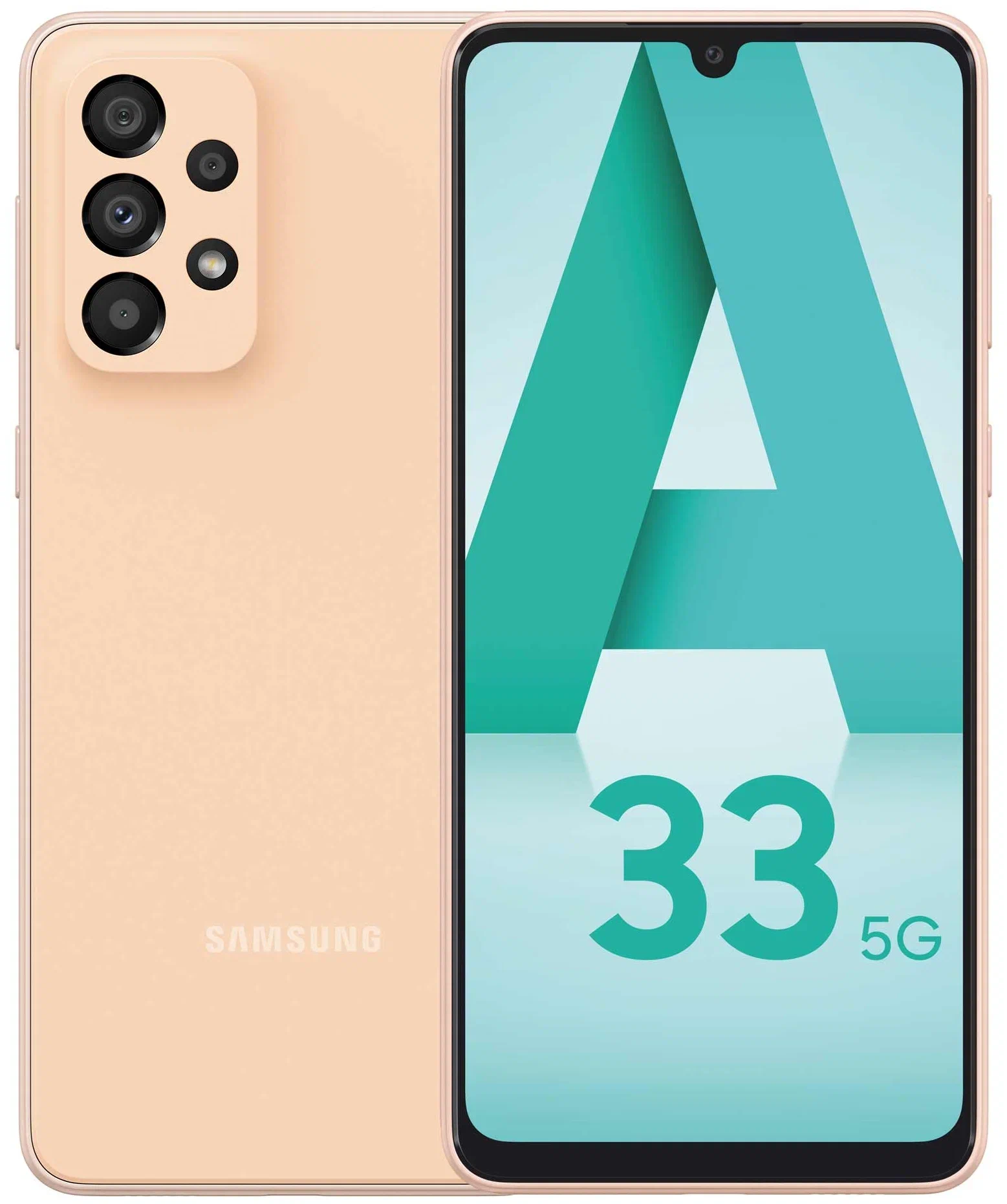 Смартфон Samsung Galaxy A33 5G 6/128 ГБ, золотой