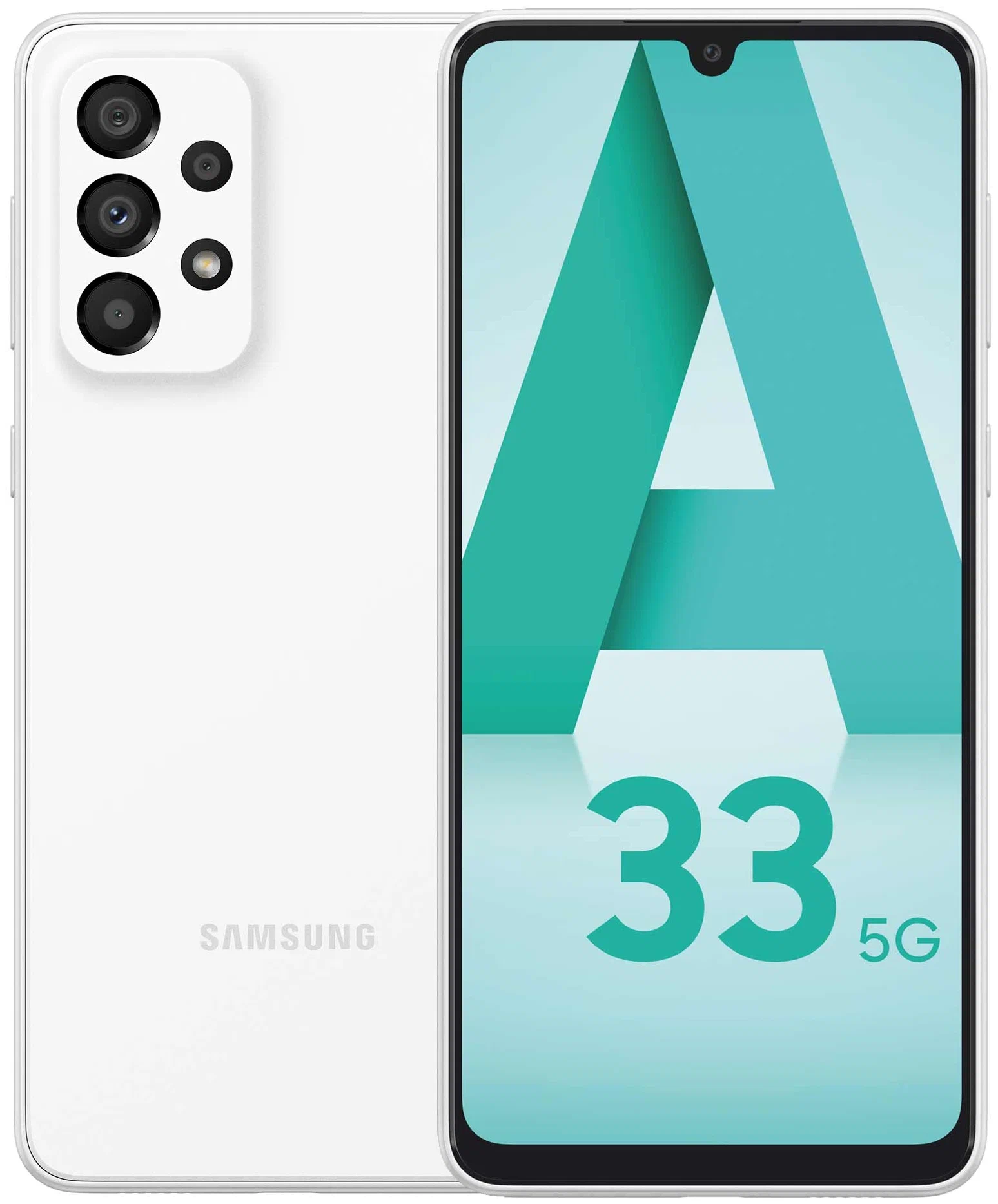 Смартфон Samsung Galaxy A33 5G 6/128 ГБ, белый