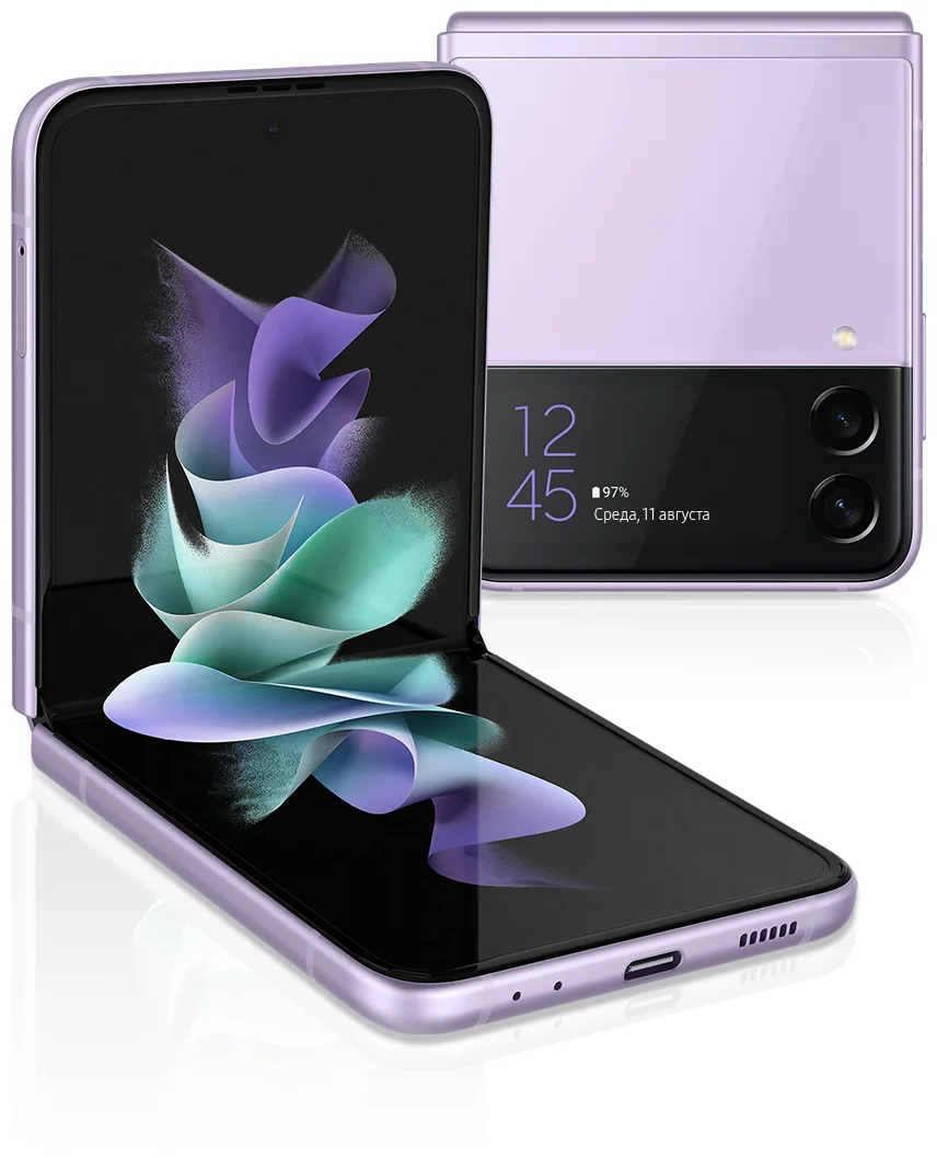 Смартфон Samsung Galaxy Z Flip 3 8/256 ГБ, фиолетовый